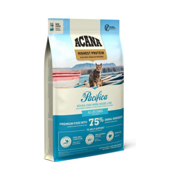 Acana Highest Protein Pacifica Pienso Sin Cereales con Pescado para Gatos 340 g