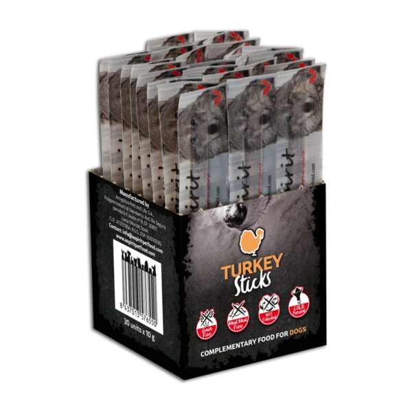 Alpha Spirit Barritas de Pavo para Perros Caja 30 Unidades