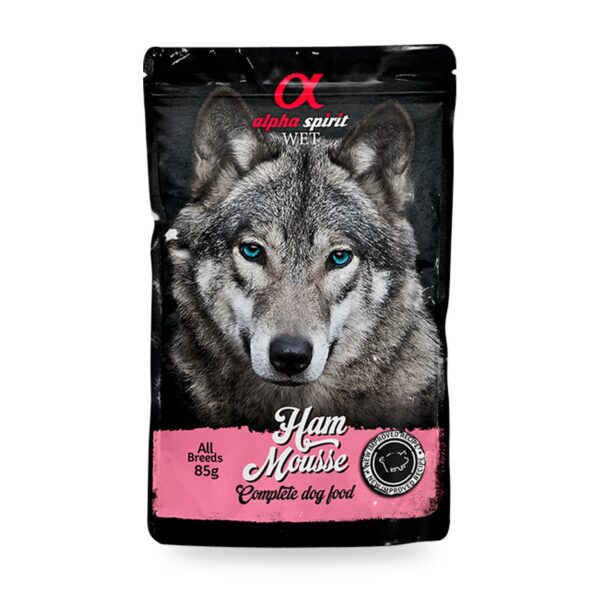 Alpha Spirit Mousse de Jamón para Perros en Sobre - unidad