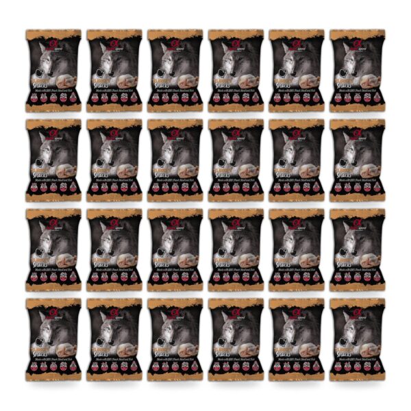 Alpha Spirit Snacks de Pavo para Perros Pack 24×50 g (24 unidades)