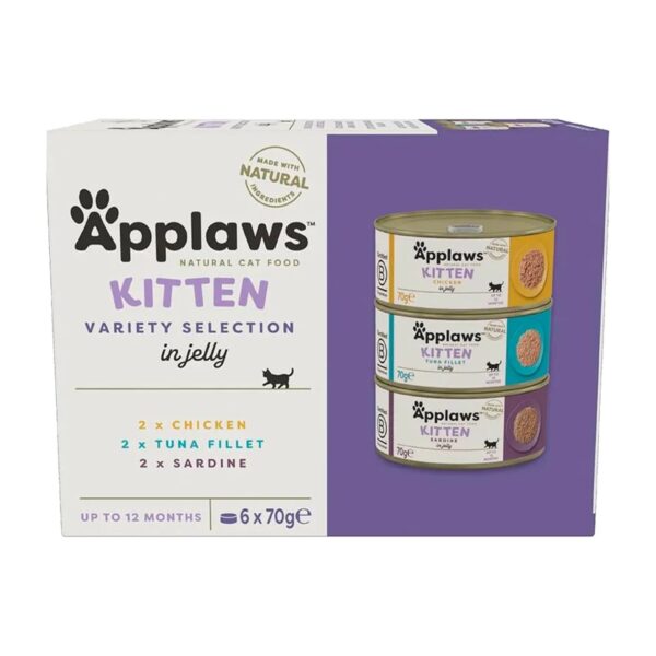 Applaws Kitten Latas Surtido En Gelatina Para Gatitos Pack 6×70 g