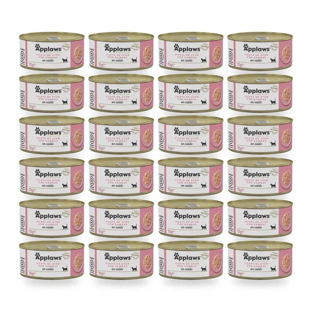 Applaws Latas Atún Con Gambas En Caldo Para Gatos Pack 24 Latas