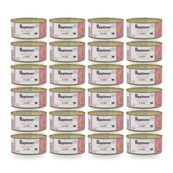 Applaws Latas Atún Con Gambas En Caldo Para Gatos Pack 24 Latas