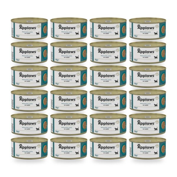 Applaws Latas Pescado Azul En Caldo Para Gatos Pack 24×156 g
