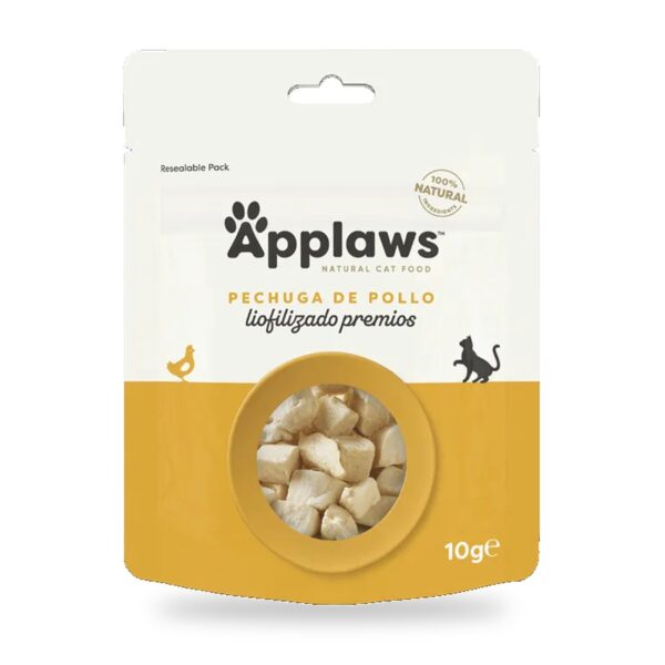 Applaws Snack Pollo Liofilizado Para Gatos Pack 12×10 g - unidad
