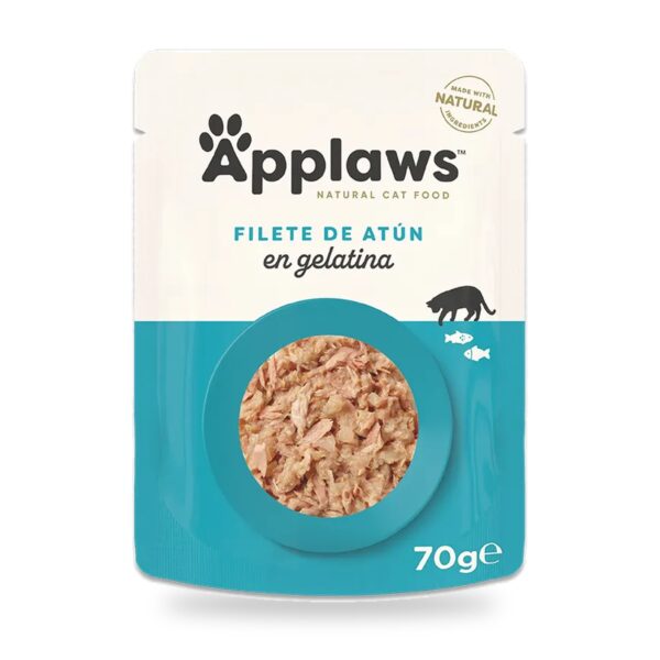 Applaws Sobres Filete De Atún En Gelatina Para Gatos Pack 16×70 g - unidad