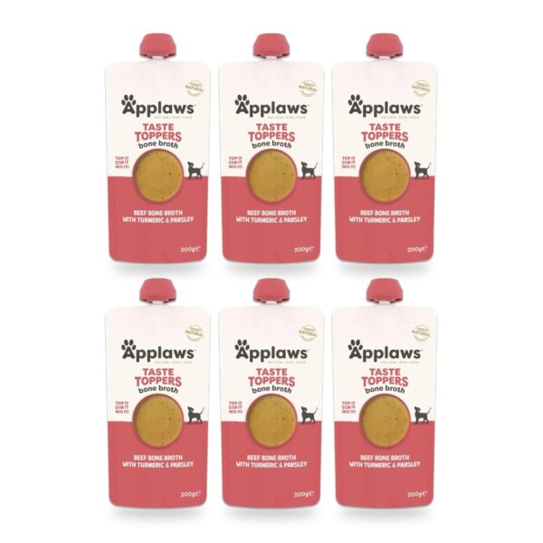 Applaws Taste Toppers Caldo De Huesos De Ternera Para Perros Pack 6×200 ml