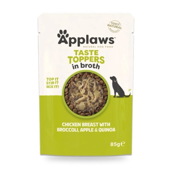 Applaws Taste Toppers Pollo, Brócoli Y Quinoa Para Perros Pack 12×85 g - unidad