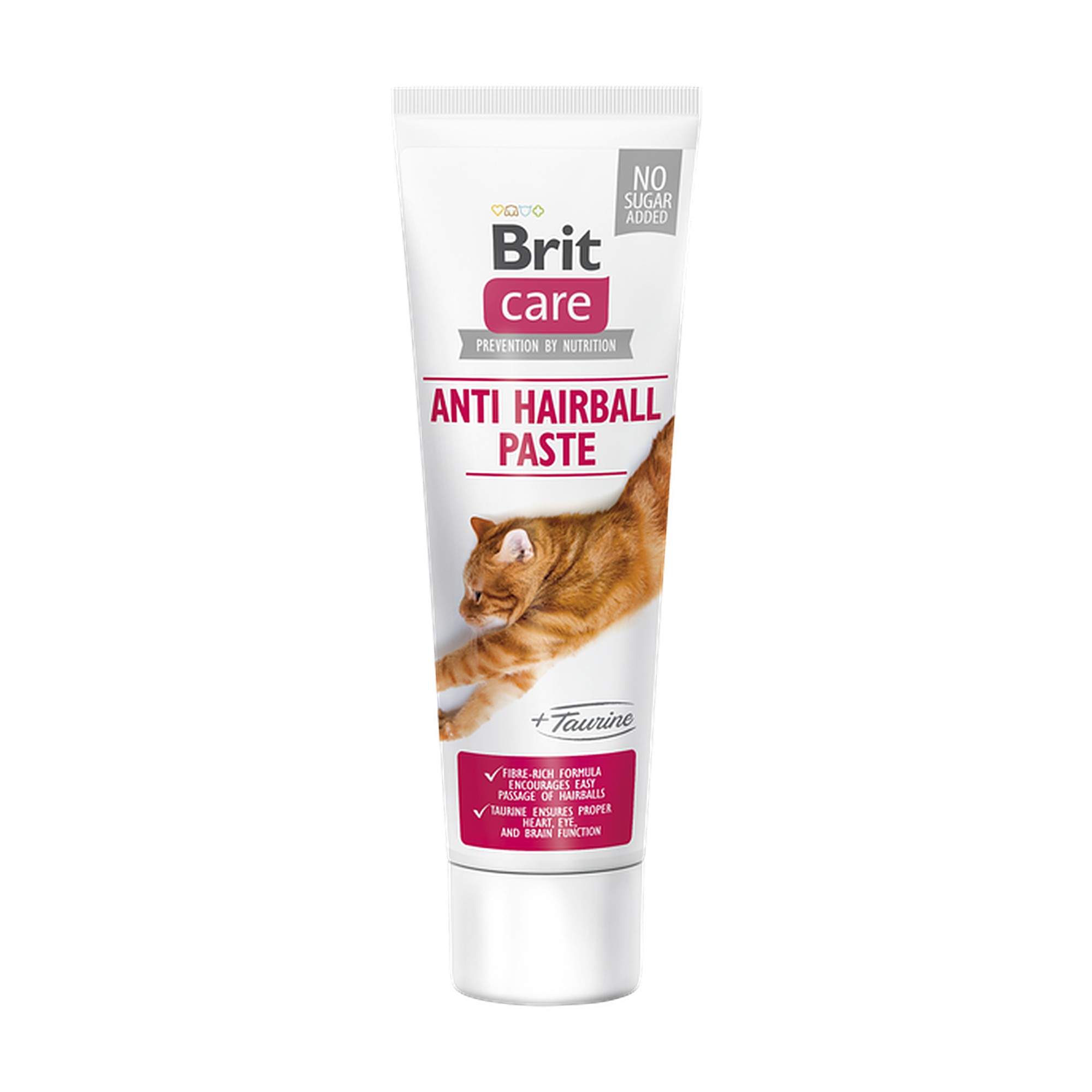 brit-care-cat-pasta-anti-bolas-de-pelo-con-taurina-gatos-100-gr-1-producto Tubo de 100 g de Brit Care Cat Paste Anti Hairball con taurina, pasta antibolas de pelo para gatos