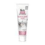 Tubo de 100 g de Brit Care Cat Paste Salmon Creme, pasta funcional con aceite de salmón para gatos
