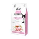 Bolsa de Brit Care Grain-Free Sterilized Sensitive, pienso sin cereales con conejo fresco para gatos esterilizados