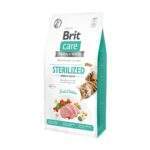 Bolsa de Brit Care Grain-Free Sterilized Urinary Health, pienso sin cereales con pollo fresco para gatos esterilizados