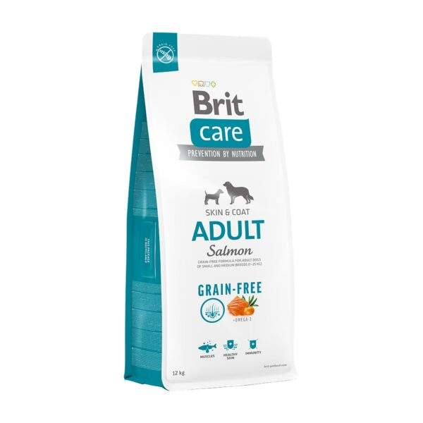 Saco de Brit Care Grain-free Adult Salmon & Potato, pienso sin cereales para perros adultos pequeños y medianos