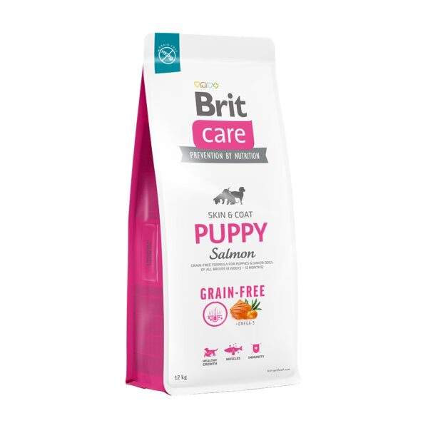 Saco de Brit Care Grain-free Puppy Salmon, pienso sin cereales para cachorros de todas las razas
