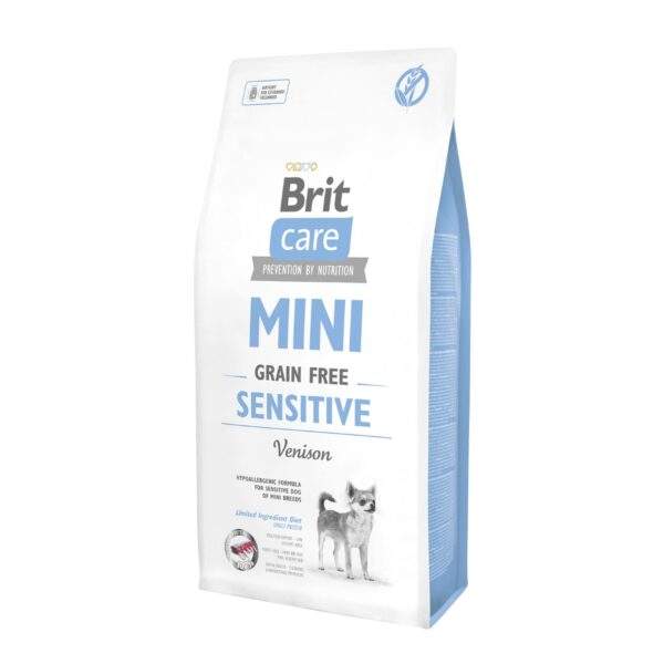 Guía de alimentación del pienso Brit Care Mini Sensitive para perros de 1 a 10 kg