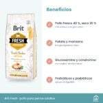 Beneficios de Pienso Brit Fresh Para Perros Adultos De Pollo Y Patata
