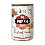Guía de alimentación de las latas Brit Fresh de ternera con calabaza