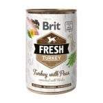 Guía de alimentación de las latas Brit Fresh de pavo con guisantes