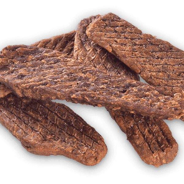 Ración diaria orientativa del snack Brit Jerky filetes de pollo según el peso del perro
