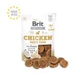 Bolsa de 80 g del snack Brit Jerky monedas de pollo con insectos para perros con monedas de carne seca