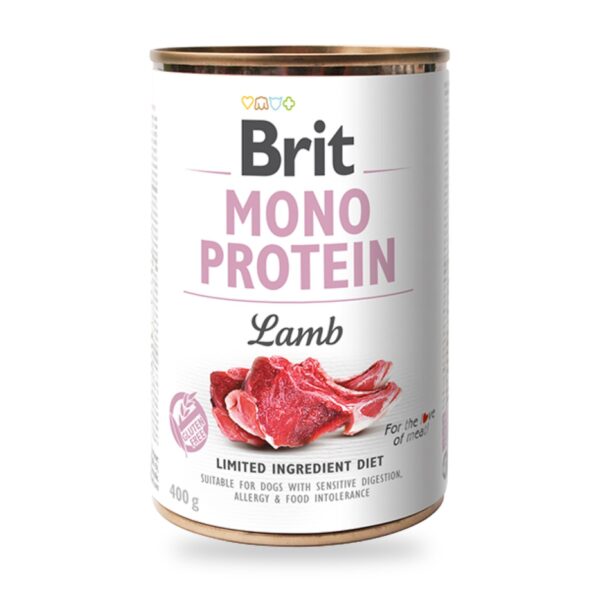 Brit Mono Protein Latas De Cordero Para Perros Pack Ahorro 6×400 Gr - unidad