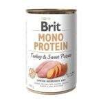 Beneficios de Brit Mono Protein de pavo y batata: 70 % de pavo