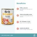 Beneficios de el pack de latas de paté Brit de pollo para perros
