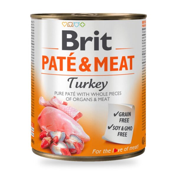 Brit Paté De Carne De Pavo Para Perros Pack Ahorro 6×400 Gr - unidad