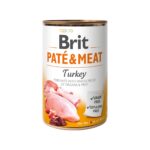 Guía de alimentación de las latas de paté Brit de pavo por peso