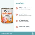 Beneficios de el pack de latas de paté Brit de pavo para perros