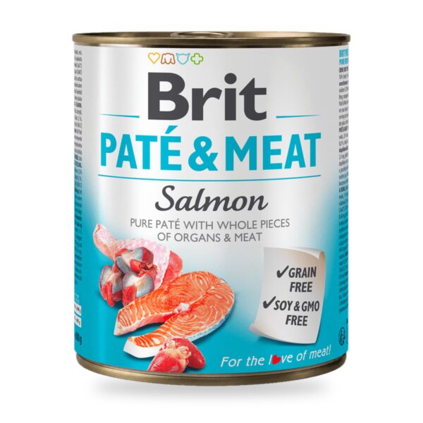 Brit Paté De Salmón Para Perros Pack Ahorro 6×400 Gr - unidad