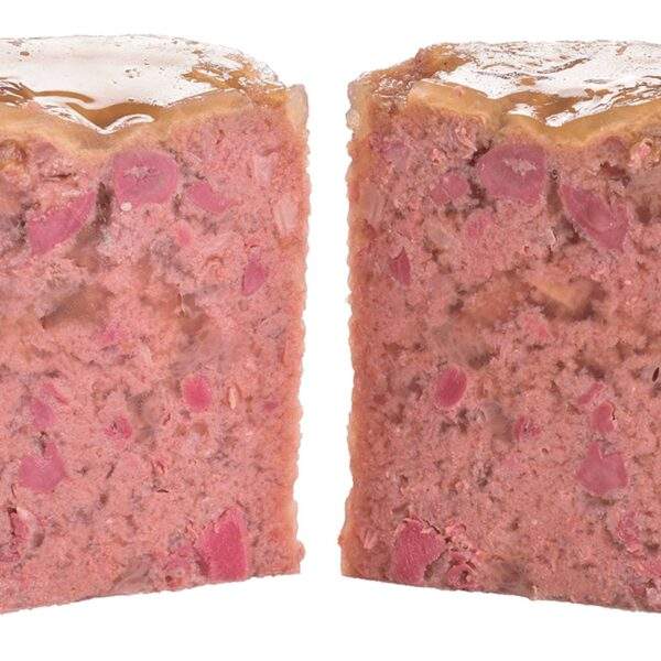 Guía de alimentación de las latas de paté Brit de salmón por peso