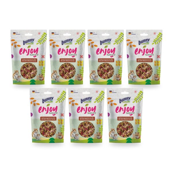 Bunny Nature Enjoy Nature Mezcla de Larvas de Gusano de Seda Pack 7×40 g (7 unidades)