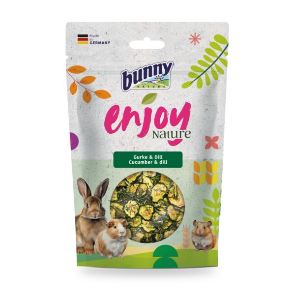 Snack Pepino roedores - Bunny Nature Enjoy Nature Pepino y Eneldo Pack 6×40 g - unidad