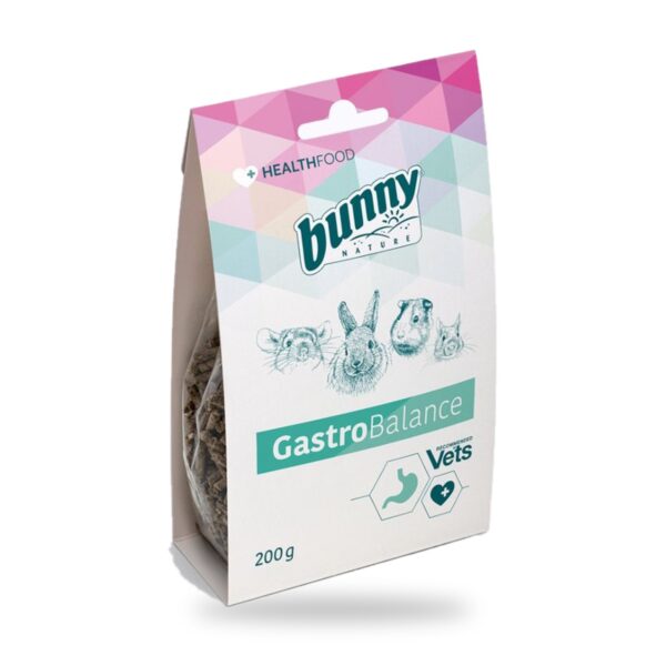 Bunny Nature Health GastroBalance Complemento Digestivo para Conejos y Roedores Pack 5×200 g - unidad