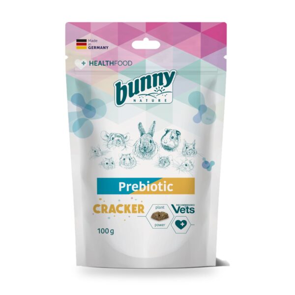 Bunny Nature Health Prebiotic Cracker Galletas Prebióticas para Conejos y Roedores Pack 5×100 g - unidad