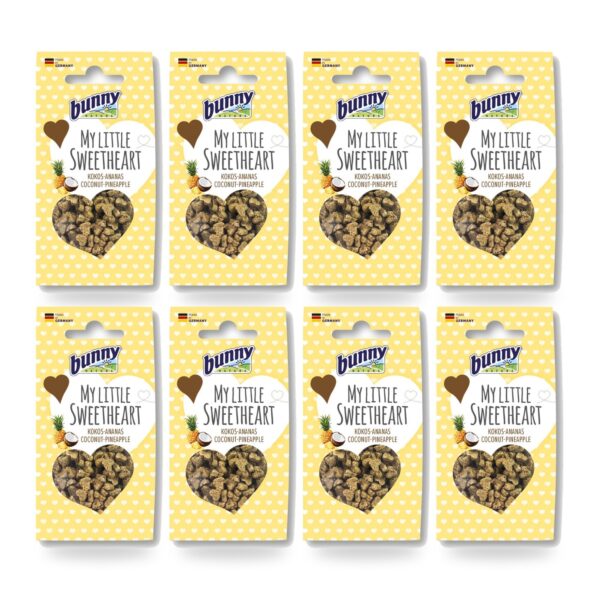 Bunny Nature My Little Sweetheart Coco y Piña Galletas para Roedores Pack 8×30 g (8 unidades)