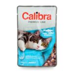 Calibra Cat Premium Adult Trucha y Salmón en Salsa para Gatos Pack 12×100 g - unidad