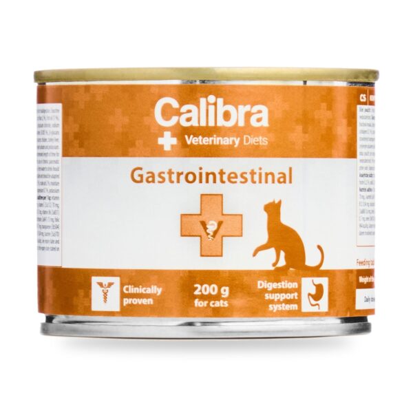 Calibra Dieta Veterinaria Gastrointestinal para Gatos en Lata Pack 6×200 g - unidad