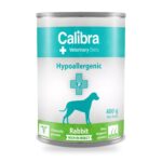 Calibra Dieta Veterinaria Hypoallergenic Conejo e Insectos para Perros en Lata Pack 6×400 g - unidad