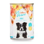 Calibra Dog Verve Adult Salmón y Pavo Sin Cereales para Perros en Lata Pack 6×400 g - unidad