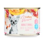 Calibra Dog Verve Adult Small Ternera y Pollo Sin Cereales para Perros Pequeños en Lata Pack 6×200 g - unidad