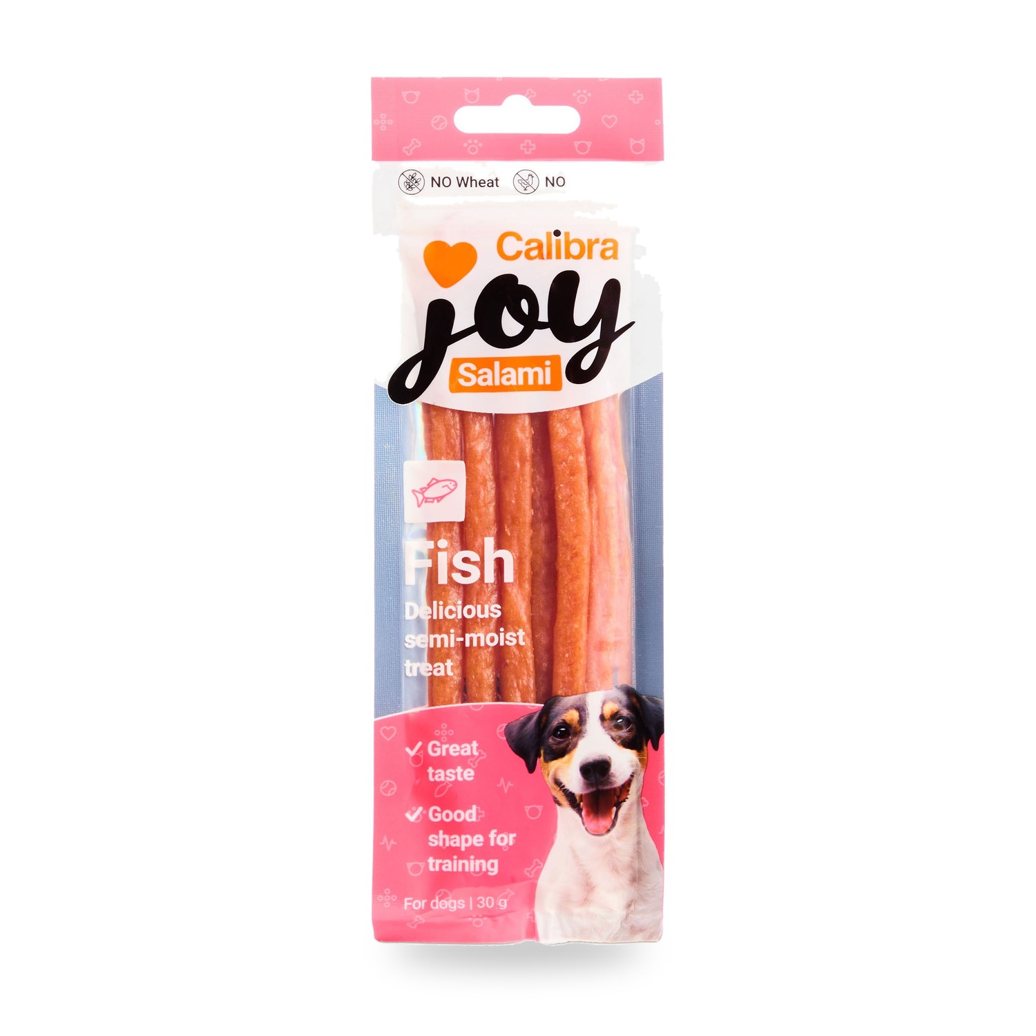 Calibra Joy Salami de Pescado Snack para Perros Pack 20×30 g - unidad Calibra Joy Salami de Pescado Snack para Perros Pack 20×30 g - unidad