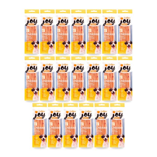 Calibra Joy Salami de Pollo Snack para Perros Pack 20×30 g (20 unidades)