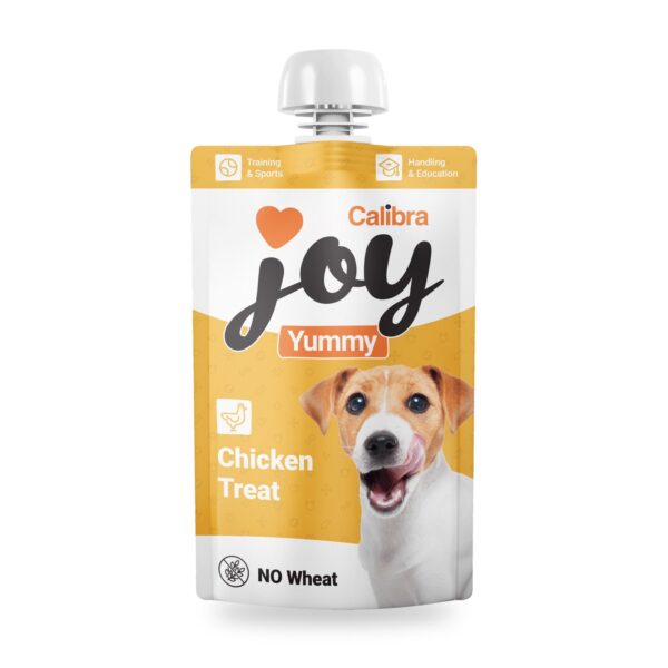 Calibra Joy Yummy Pollo Pasta para Lamer para Perros Pack 12×100 g - unidad
