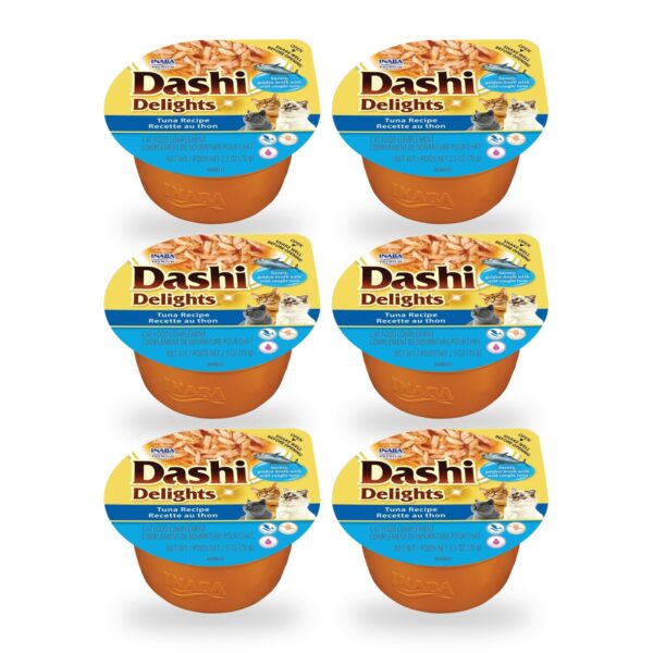 Churu Dashi Delights Atún En Caldo Dashi Para Gatos Pack 6×70 g