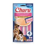 Churu Salmón Snack Cremoso Para Perros Sin Pollo Pack 12×4 Tubos - unidad