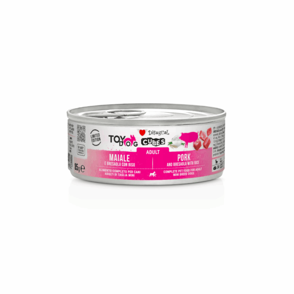 Disugual Cubes Cerdo y Arroz Para Perros Adultos Pack 12×85 Gr
