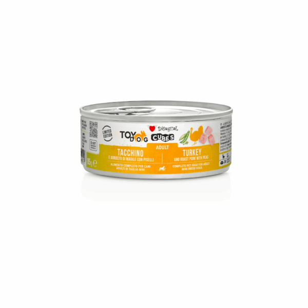 Disugual Cubes Ternera Con Pavo Y Cerdo Para Perros Adultos Pack 12×85 Gr