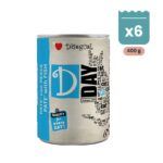 Lata de 400 g de D-Day de pescado para gatos adultos de Disugual